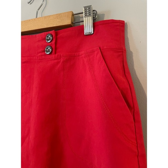 Joseph Ribkoff Salmon Ponk Skort - Picture 6 of 10